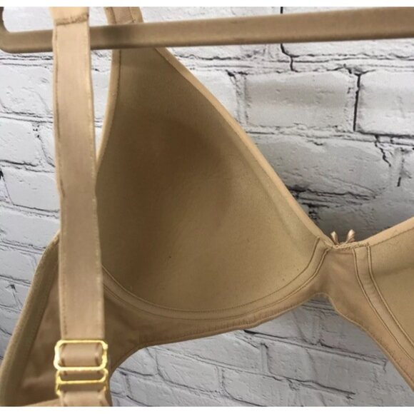 Soma Bra Womens 40D T-Shirt Embraceable Wireless Adjustable Strap Beige 072103 - Picture 9 of 9